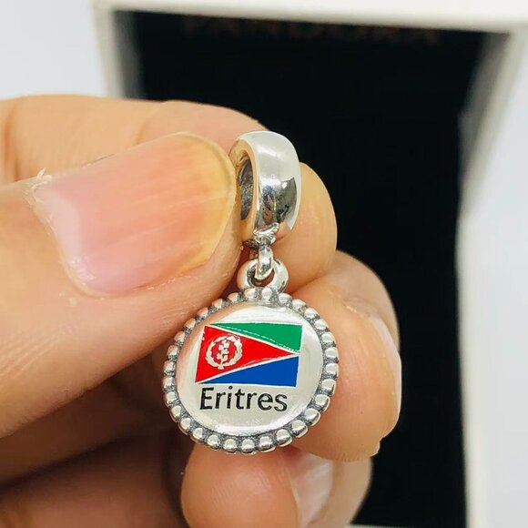 ✨🔥Pandora Flag of Eritrea Exclusive Dangle charm - Picture 1 of 5